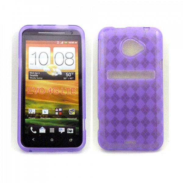 Wholesale HTC Evo 4G LTE Gel Case (Purple)